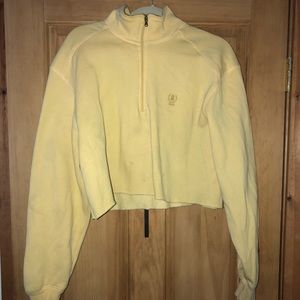 Izod 3/4 cropped zip up size large